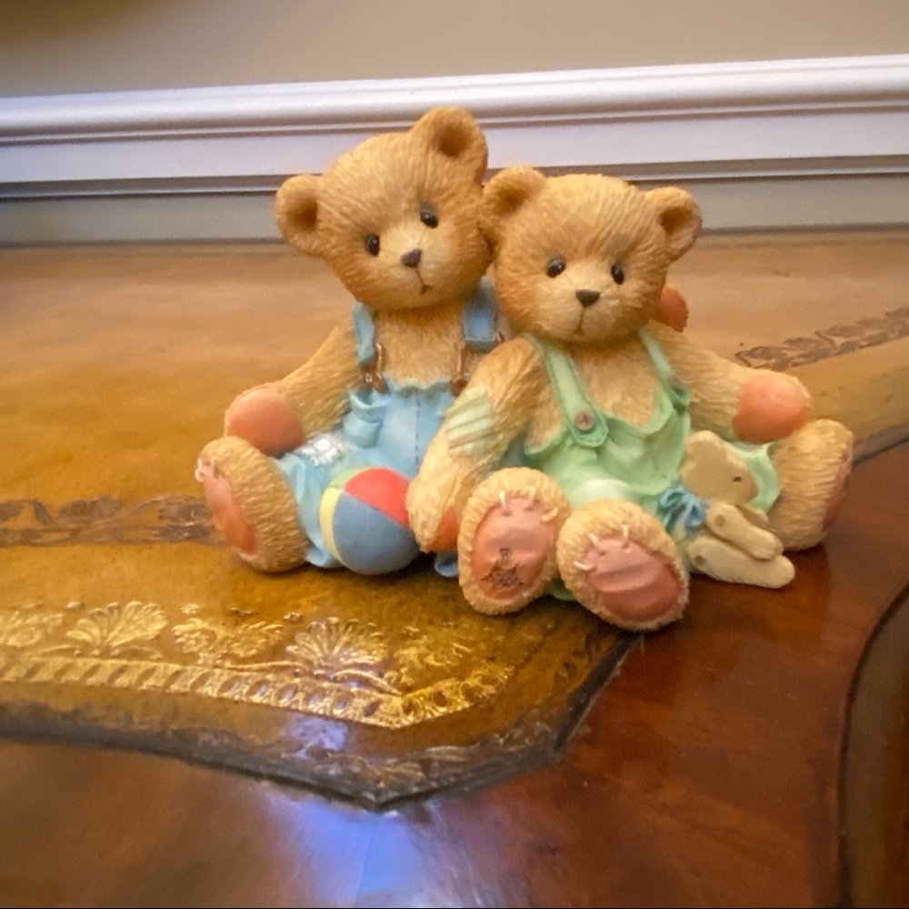 Cherished Teddies Travis and Tucker We're in this Together